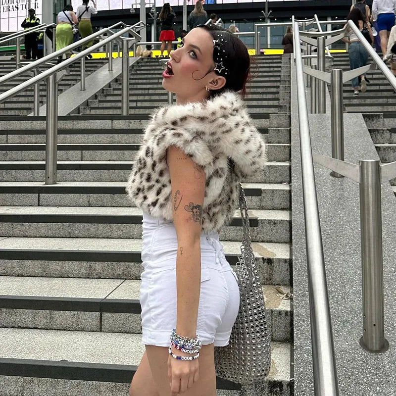 Faux Fur Hooded Scarf & Balaclava Hat