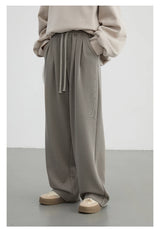 Women's High-Waisted Drawstring Wide-Leg Pants