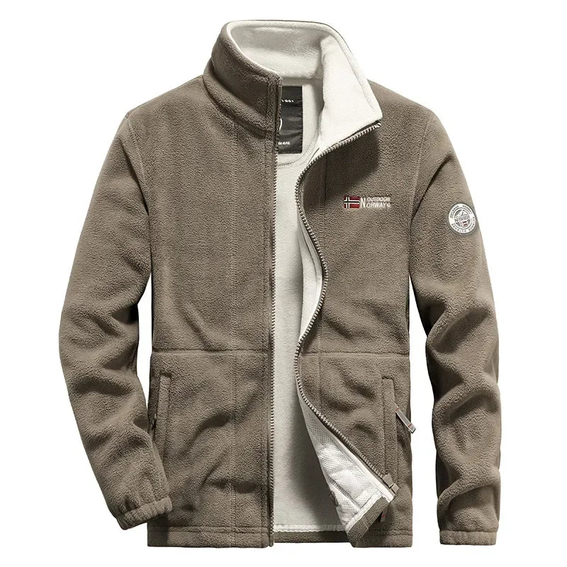 Norway Outdoors Polar Fleece Jacket Men Thicken Thermal Fleece Tactical Sport Coat Militar Softshell Hiking Outdoor Army Jackets