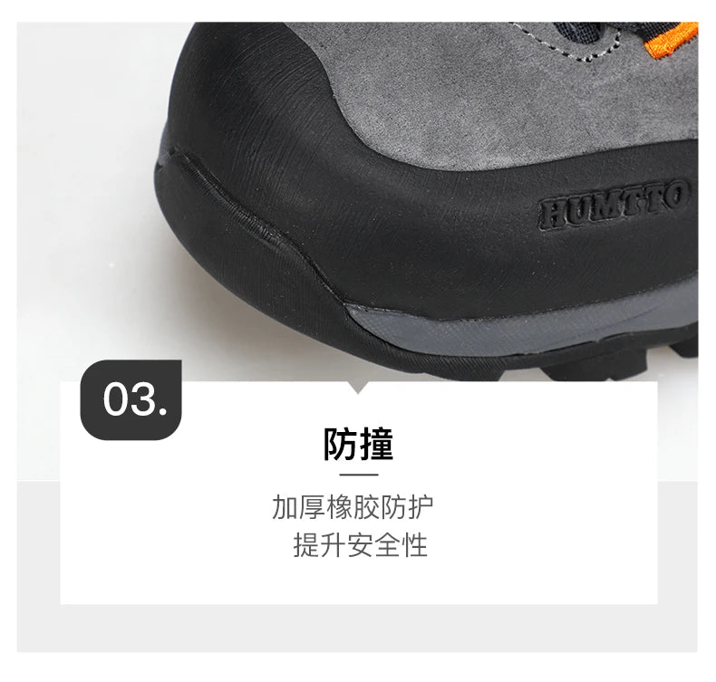 HUMTTO hiking shoes Men Winter Men outdoor Waterproof Sneakers Casual walking shoes women Trainers ankle trekking hunting boots