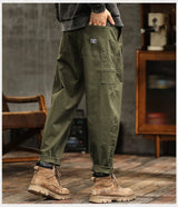 HIQOR Men's Relaxed Cargo Pants – Vintage Safari Style