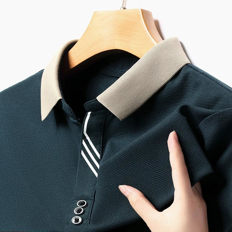 Men's Classic Solid Polo Shirt | Everyday Elegance