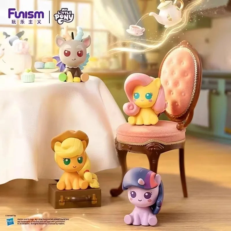 My Little Pony Magic Bottle Blind Box Set - Mini Bean Toys Featuring Applejack And Pinkie Pie for Birthday Gifts And Desk Decor