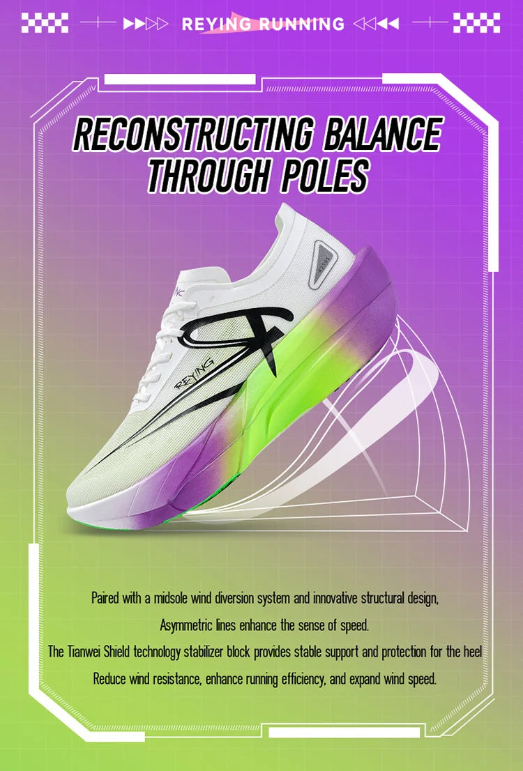 IRUNSVAN Men‘s Professional Full Carbon Plate Marathon Running Shoes Light Cushioning PB Mid Long Training Sneakers Women 25126