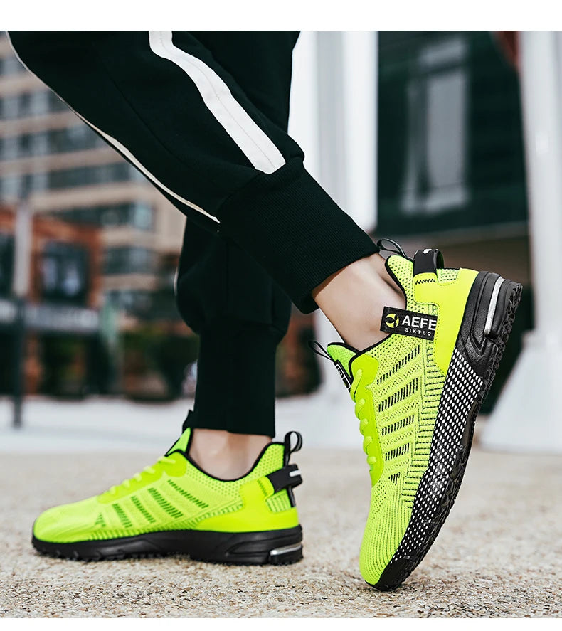 New Men Running Shoes Breathable Outdoor Sports Shoes Lightweight Sneakers for Men Comfortable Athletic Training Footwear