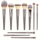 Professional 3-20pc USA-Made Makeup Brush Set - Goat & Synthetic Hair