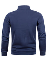Men’s Quarter-Zip Turtleneck Pullover