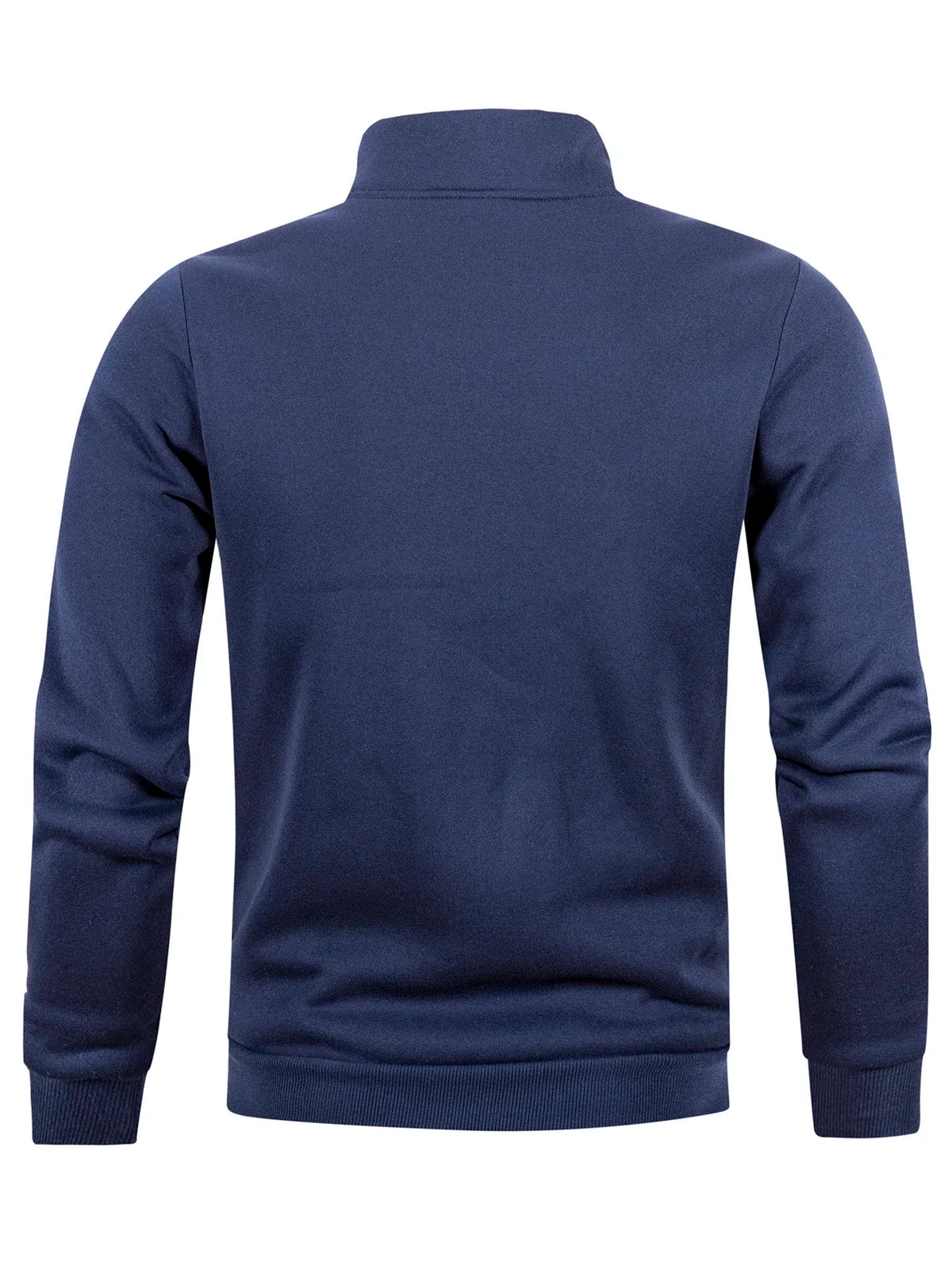 Autumn Men's Zipper Pullover Turtlenecks Warm Sweaters Solid Color Long Sleeved Fashion Male Casual Daily Sweatshirt Top