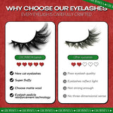 Optional 5Pairs 20Pairs Russian Strip Lashes 3D Mink Lashes Natural Dramatic Style Household Salon Eyelash Supply