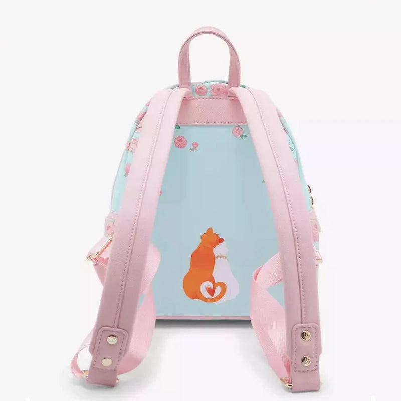 2pcs/set Piano Kitten Imitation Mini Backpack and Wallet Christmas The Marie Cat Cosplay Backpack Schoolbag Handbag for Girls