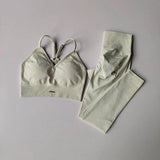High-Waisted Peach Sculpt Yoga Set