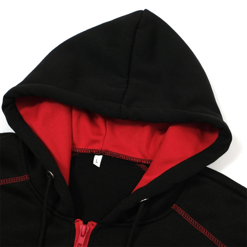 Men’s Fleece Zip-Up Hoodie with Pockets