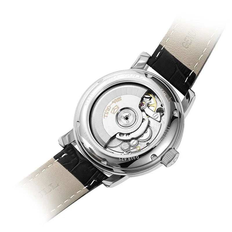 SEAGULL Luxury Watch Business Waterproof Male Clock Date Stainless Steel Mechanical Watch Men Watch reloj hombre 2023 D819.622
