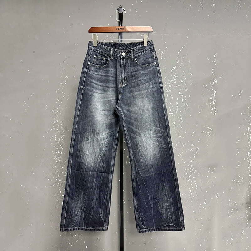 Men's Blue-Gray Relaxed Fit Jeans