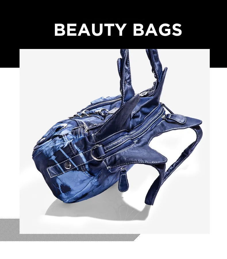 Vintage Women Handbags Shoulder Bag Top-handle Handbag Fashion Vintage Dumpling Pack Shoulder Bag Tote Bag Hobos Large Purse