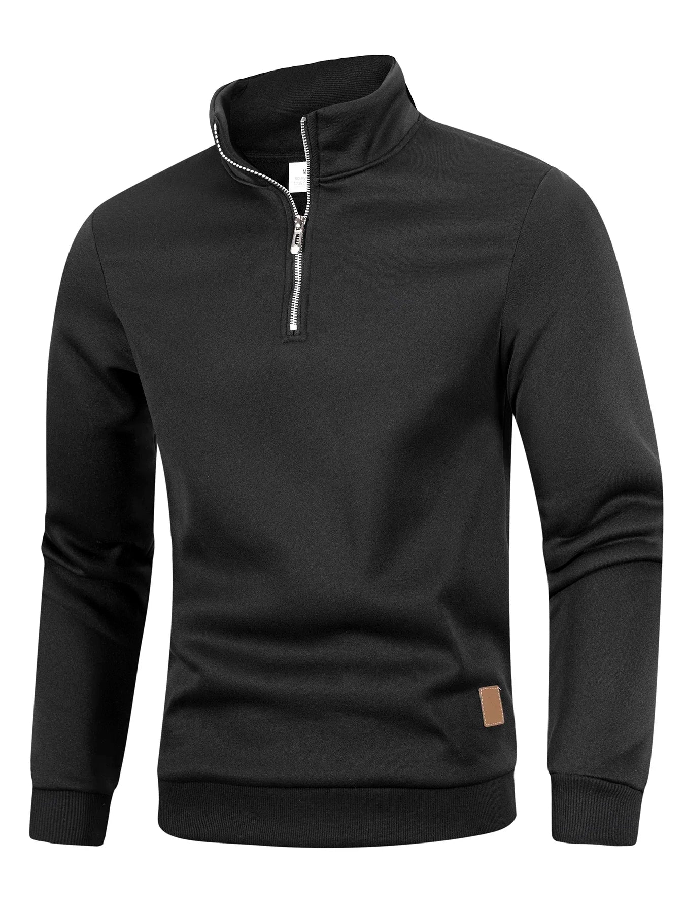 Men’s Quarter-Zip Turtleneck Pullover