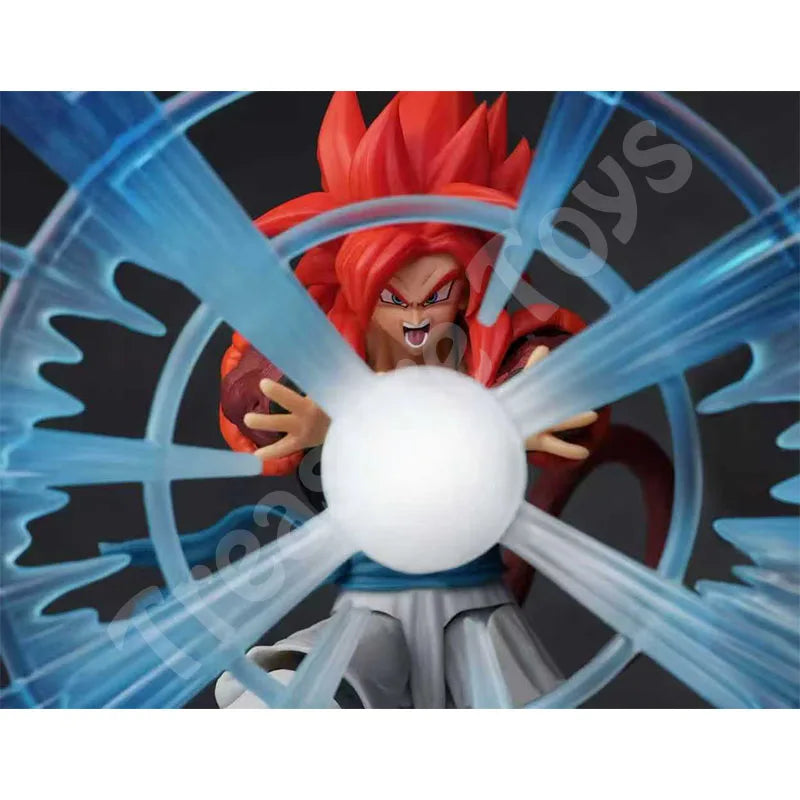 TonsenArttoys Kamione Studio SHF Gogeta SSJ4 Figure Dragon Ball GT Super Saiyan 4 Gogeta Anime Action Figures Kids Toys Gifts