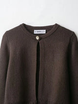 Vintage Tassel Knitted Cardigan – Elegant O-Neck Long Sleeve Sweater (USA Made)