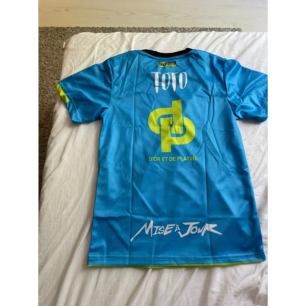 New Maillot JUL T-shirt Summer Youth Breathable And Quick-drying Training Football Shirts Unisex Custom Sports 90 Minute Jerseys