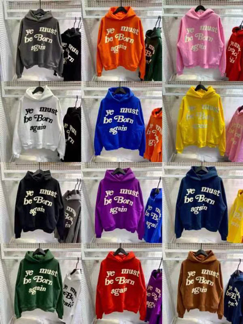 Men’s Oversized Graphic Cotton Fleece Hoodie