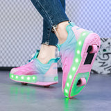 LED Light-Up Roller Skate Shoes