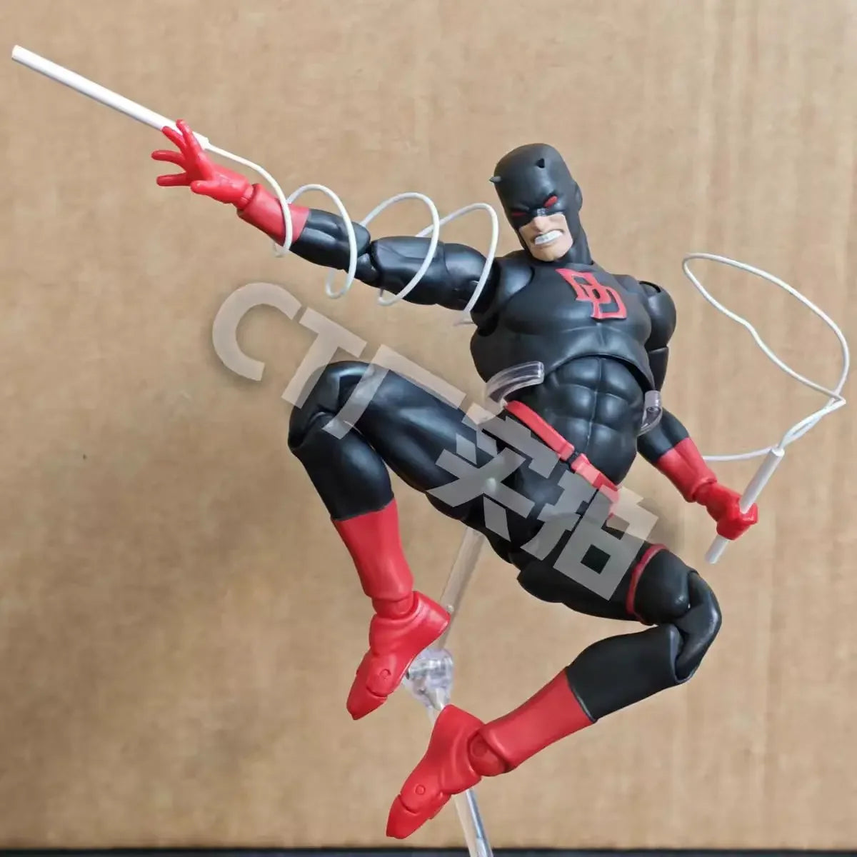 New CT Toys Daredevil Mafex 223 – Black Version SHF Anime Action Figure Movable Model Gift
