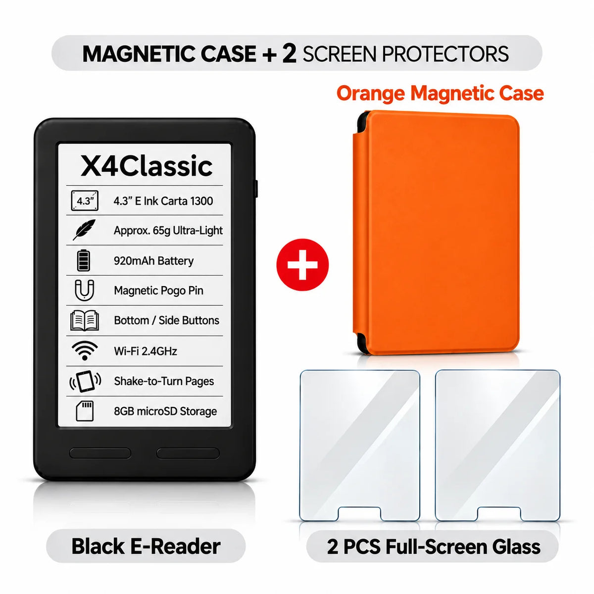XTEINK Pocket E Ink E-Reader for Travel & Daily Reading