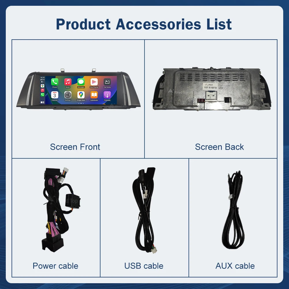 10.25" 1920×720 Touchscreen for BMW 5 Series F10/F11
