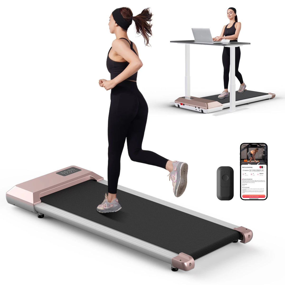 Superun 300 lbs Walking Pad Treadmill 2.5HP – Home Fitness