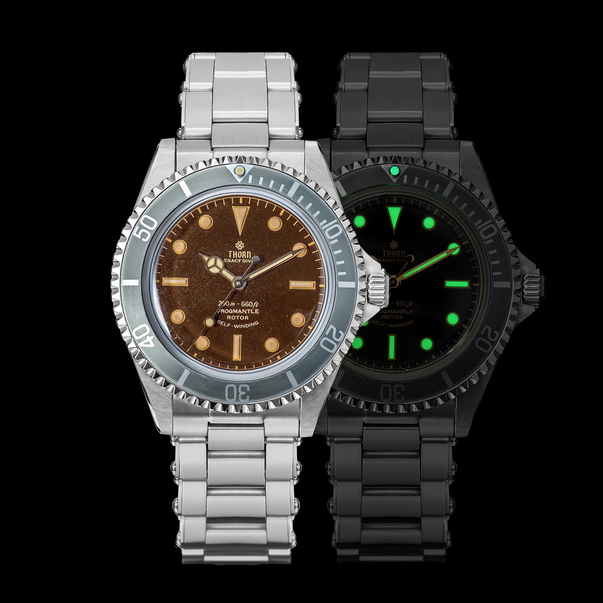 THORN T023 V2 Diver Watch Men PT5000 Automatic Watch 40Mm Mechanical Wristwatch Sapphire Waterproof 200M Vintage Luxury Watches