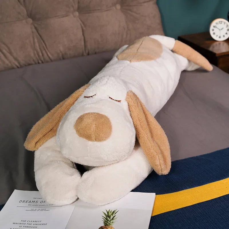 Giant Plush Dog Pillow – Cozy Stuffed Animal Cuddle Toy