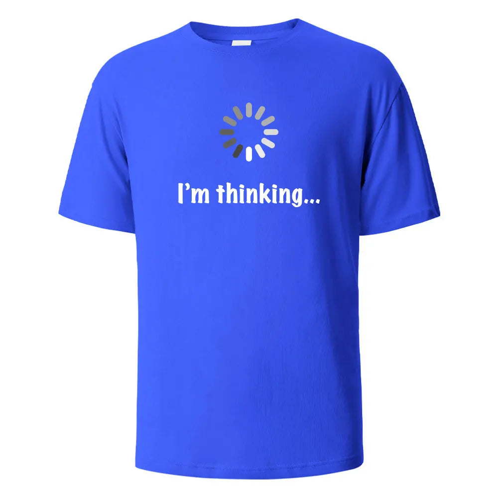 I‘m Thinking Funny Print T-Shirt