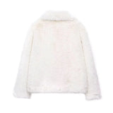 Elegant Faux Fur Oversized Coat