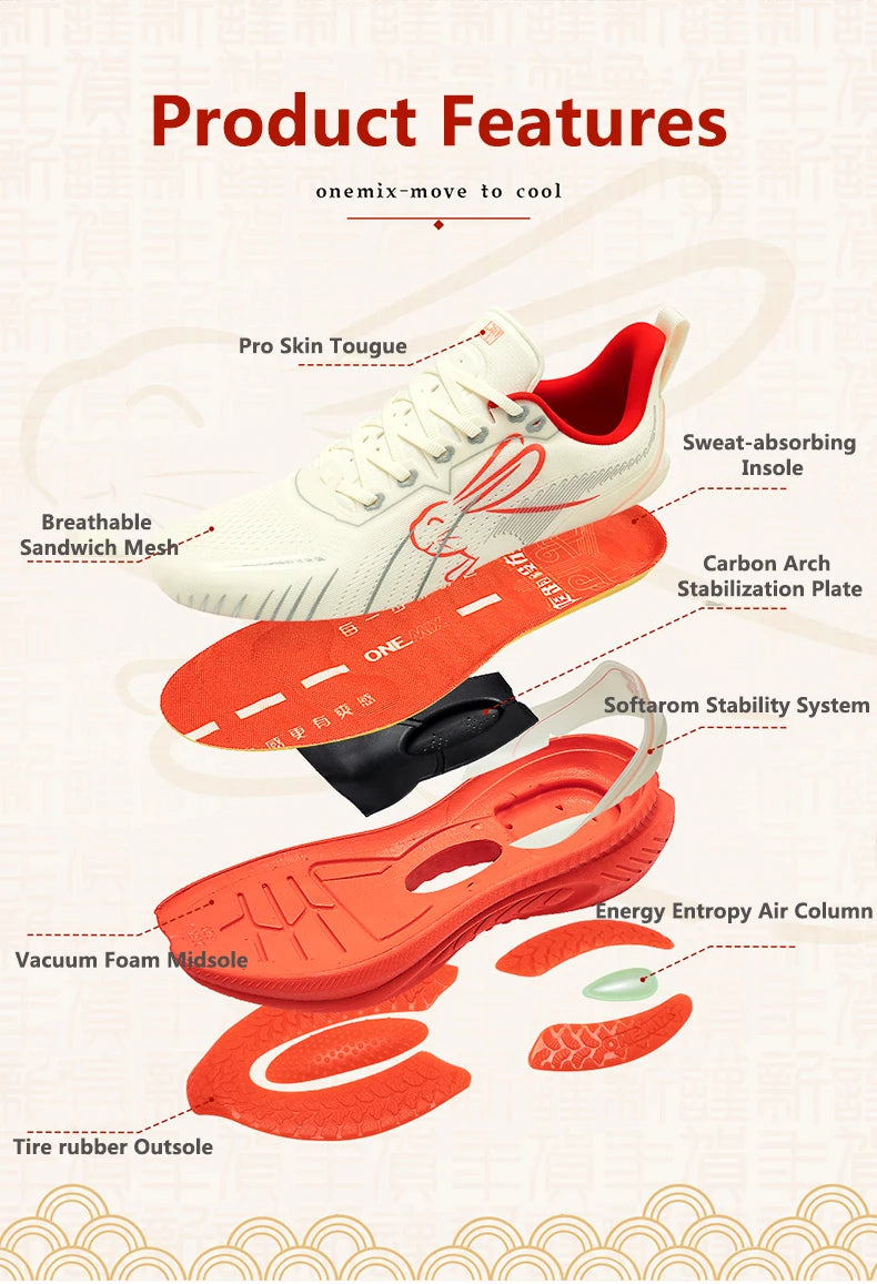 OneMix 2026 Cushioned Running Sneakers | Lightweight & Breathable