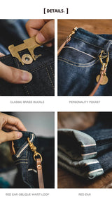 MADEN 13.5oz Selvedge Raw Denim Jeans – Men's Straight Fit