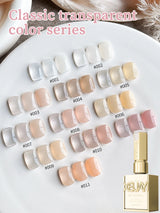 24Pcs 15ML Ice-through Color Gel Nail Polish Semi Permanent Nail Art Soaking UV LED Nail Salon DIY Nail Salon Gel For Spring