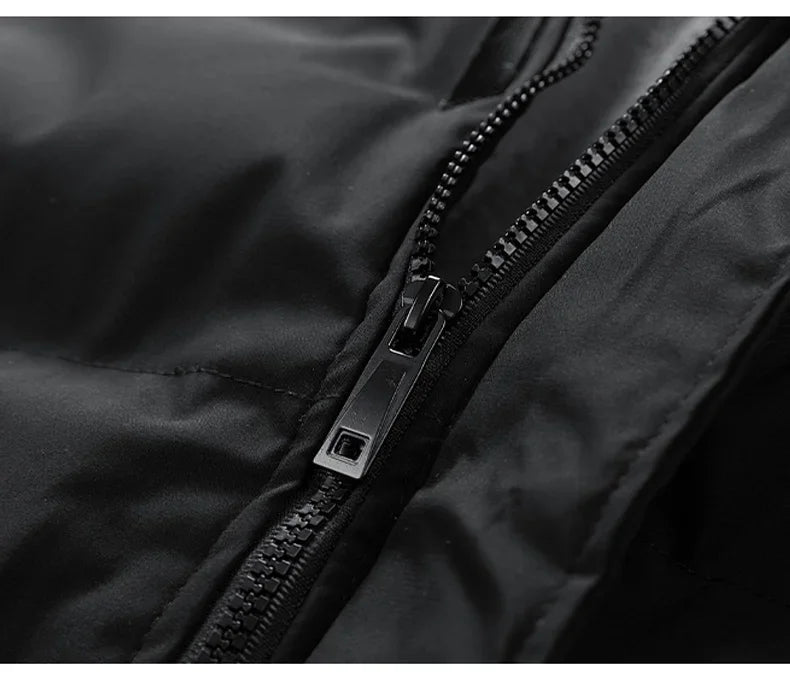Men's Heavyweight Hooded Puffer Jacket | Plus Size