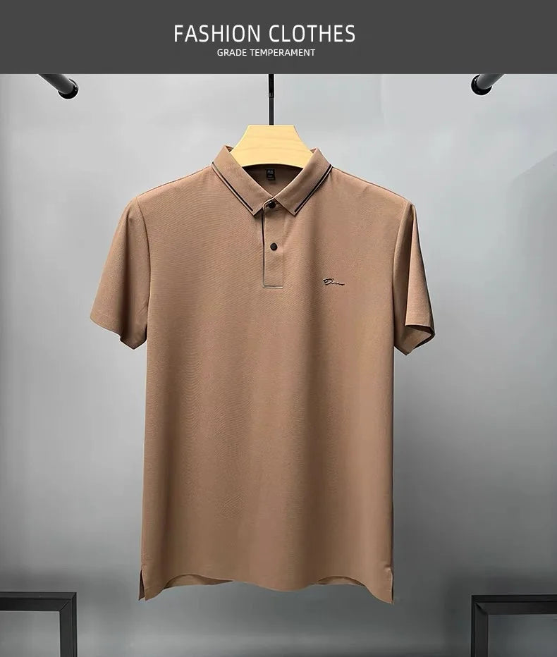 Men's Diamond Emblem Polo Shirt | Premium Casual