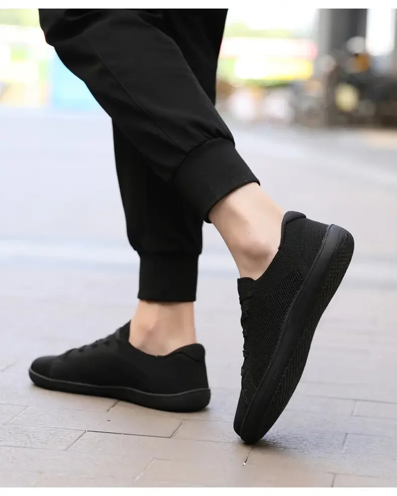 Summer Men's Casual Sports Shoes, Men's and Women's Wide Version Barefoot Shoes Outdoor Running Casual Shoes, Minimalist Shoes