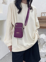 Women's Mini Crossbody Phone Bag – Flap Shoulder & Neck Pouch