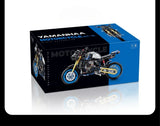 Technical MOC Construction Bricks Motorcycle Model Creative Building Kit Assembly Toys Educational Gift for Children Boys Girls