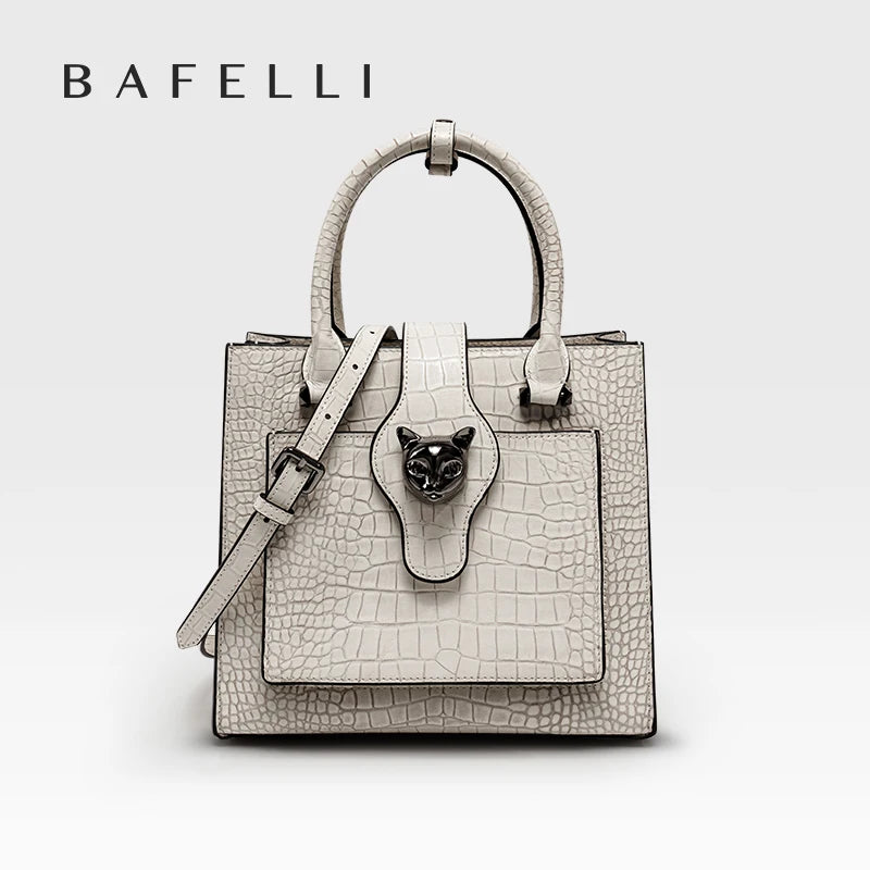 BAFELLI Women's Genuine Leather Business Tote Bag