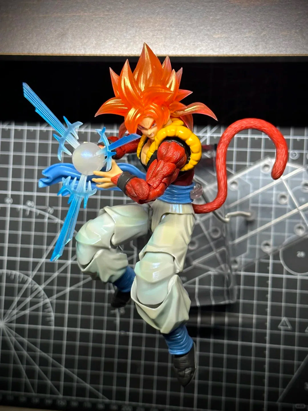 In Stock KAMIONE Tonsenarttoys Dragon Ball Gogeta Figure GT Super Saiyan 4 SSJ4 Gogeta Anime Action Figures Toys Gifts