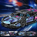 Creative DIY Racing Car Model Building Bricks Kit Advanced MOC Construction Toys for Adults Boys Girls Holiday Gift Idea