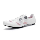 Santic Road Cycling Shoes Carbon Fiber Road Lock Shoes 14 Hardness Competition Ultra Light Cycling Shoes Suitable