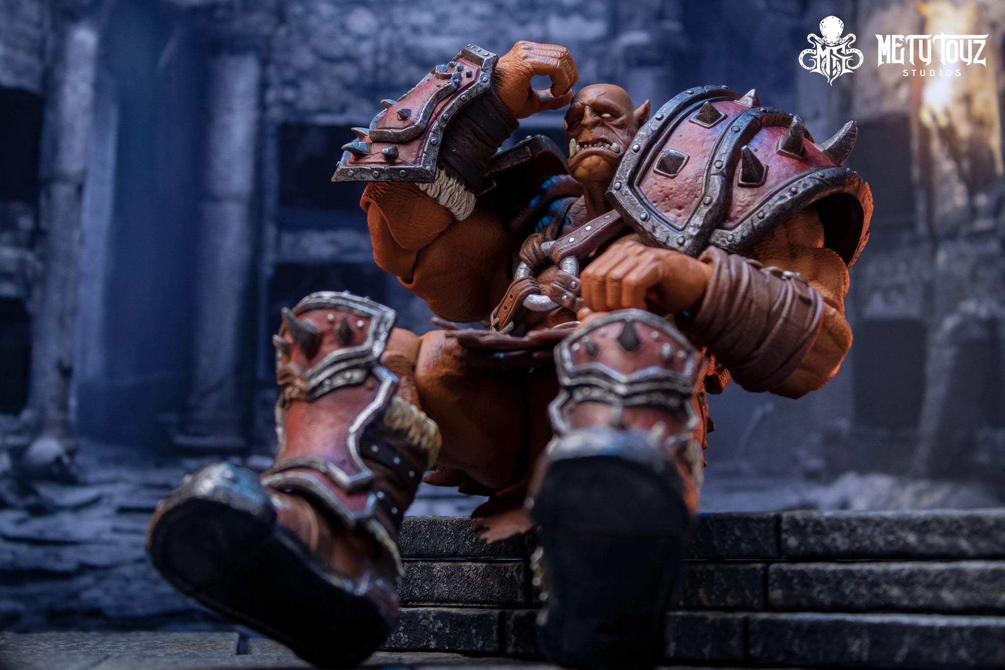 Metytoyz Limited Adventurer World Orc Ork Captain Kagas Bounty Hunter Bloody Hands Morlock Soldier Action Figure Special Edition