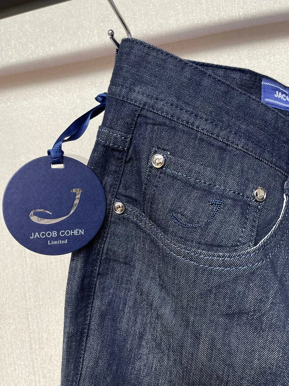 OECHSLI Jeans Thin Cotton Men 2025 Spring Summer new Embroidery zipper breathable Big size 30-40 Pants