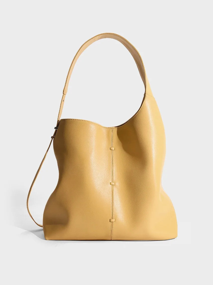 YANATARI Female Genuine Leather Bag Large Capacity Handbags Shoulder Bag Big Tote Bags for Women Shopping Bag Large Luxury Bag
