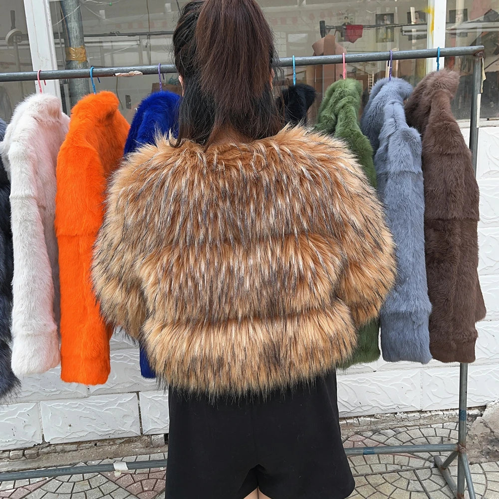 Premium Faux Fur Winter Coat