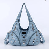 Vintage Women Handbags Fashion Shoulder Bag Large Tote Top-handle Shopping Pack Multifunctional Satchel Lady Hobos Purse
